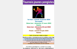 TOURNOIS JEUNES