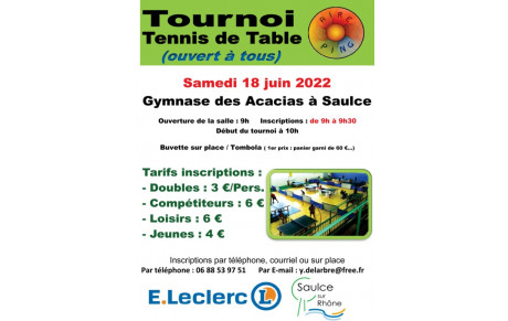 TOURNOI AIRE PING